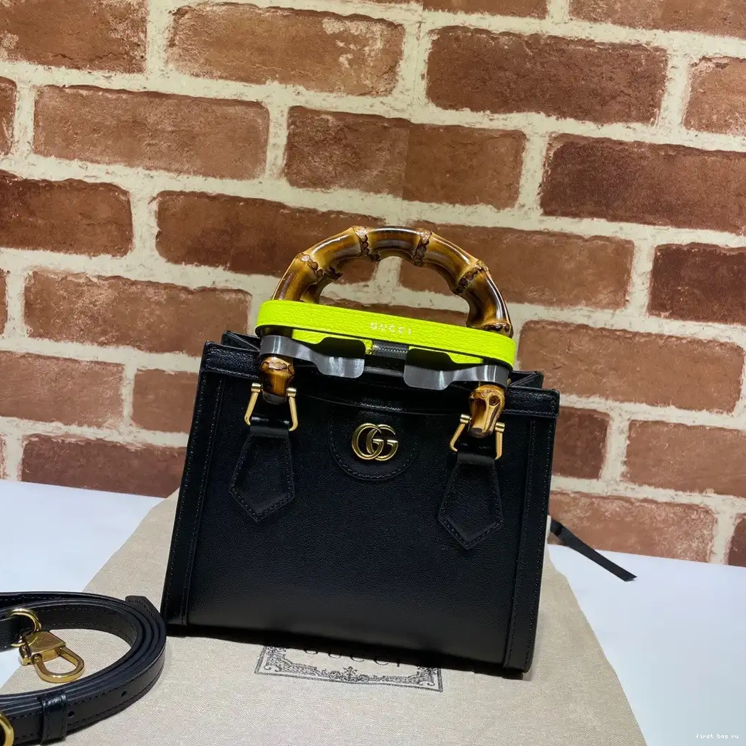 First bag ru mini Gucci tote Diana bag 0503